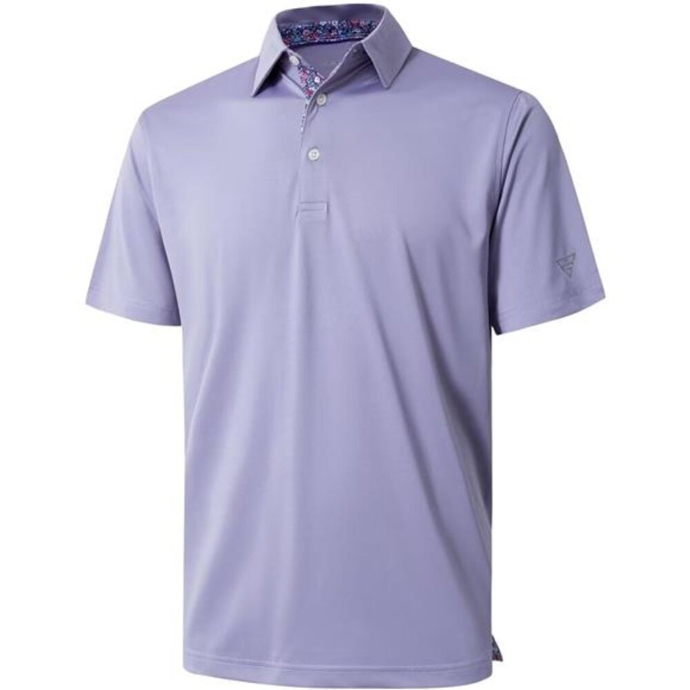 Mens Polo Short and Long Sleeve Casual Solid Stylish Dry Fit Performance T-shirt